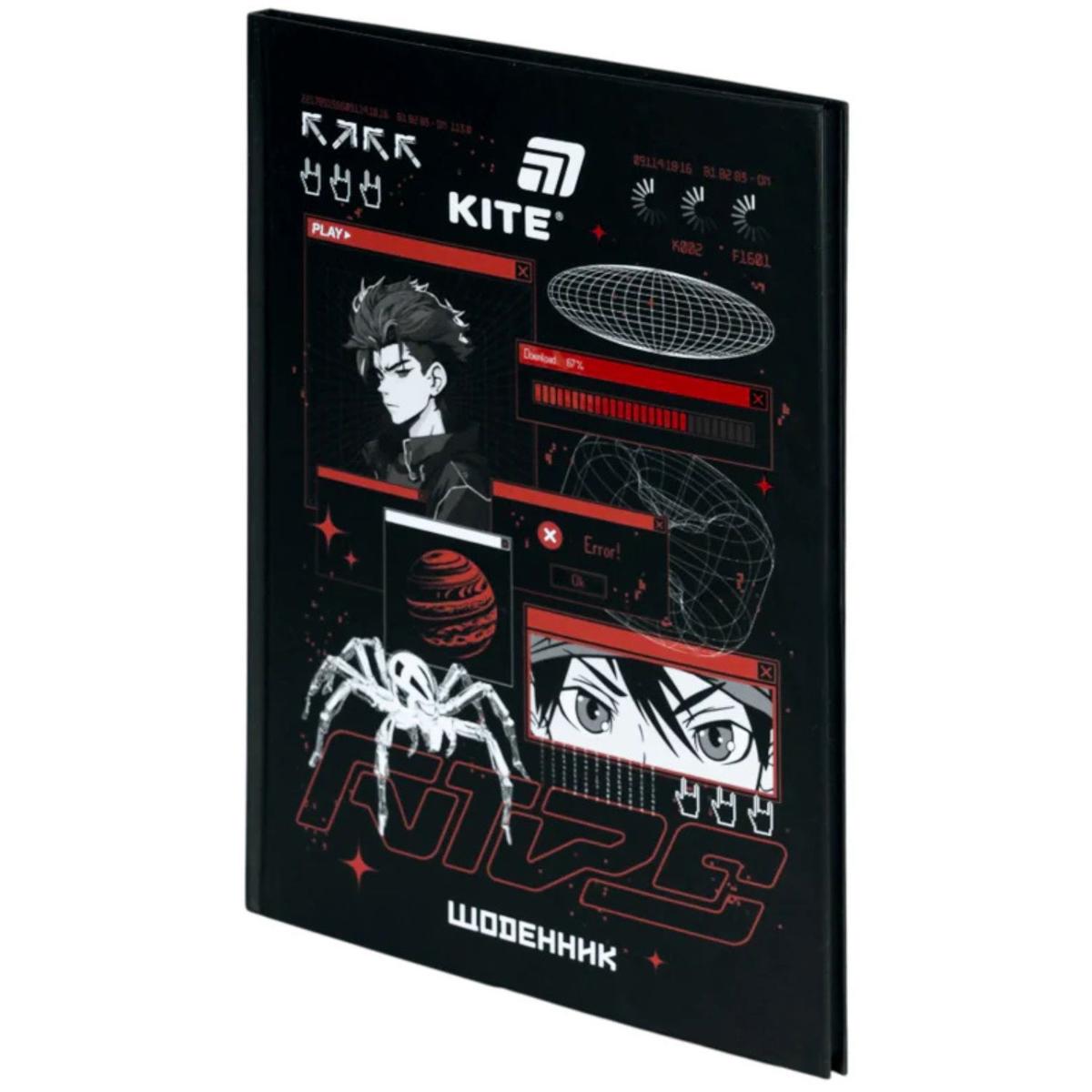Щоденник шкільний Red anime B5. тверда обкл. Kite 26-262-8