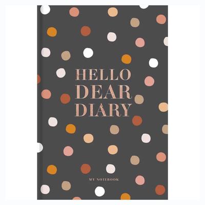 Блокнот А5 80арк. клітинка. твер/обкл. Hello dear diary. Genius 080-7058