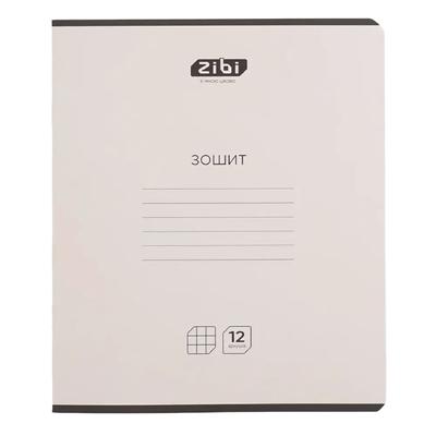 Зошит А5. 12 аркушів. Клітинка. White. ZIBI 25-1756