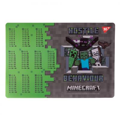 Килимок- підложка для дитячої творчості. Minecraft. табличка множення 492249