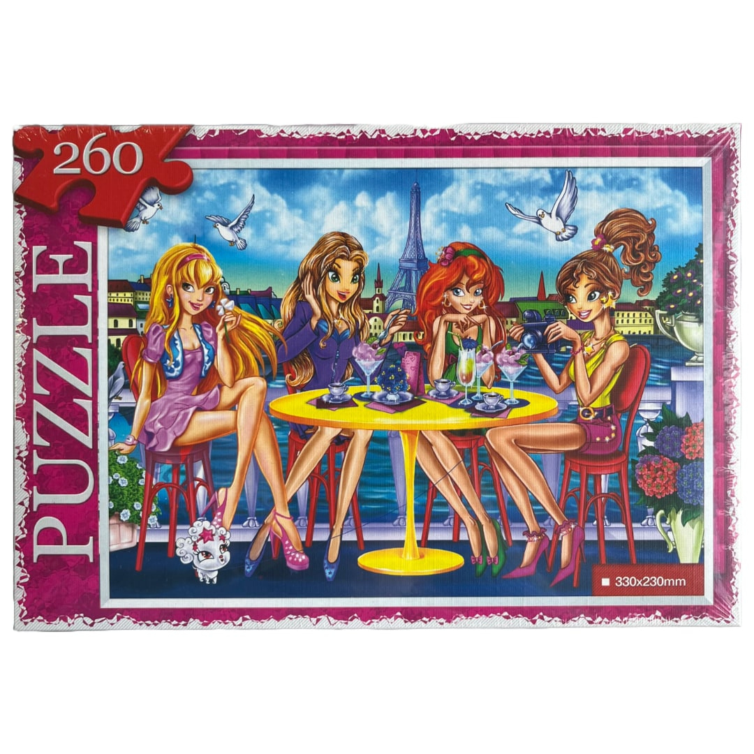 Пазли 260 дет. Улюблені герої мультфільмів. Маша.Мульті Тойс. 260