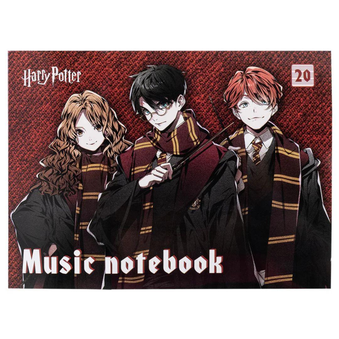 Нотний зошит А5. 20 аркушів. Harry Potter. Kite. 25-405