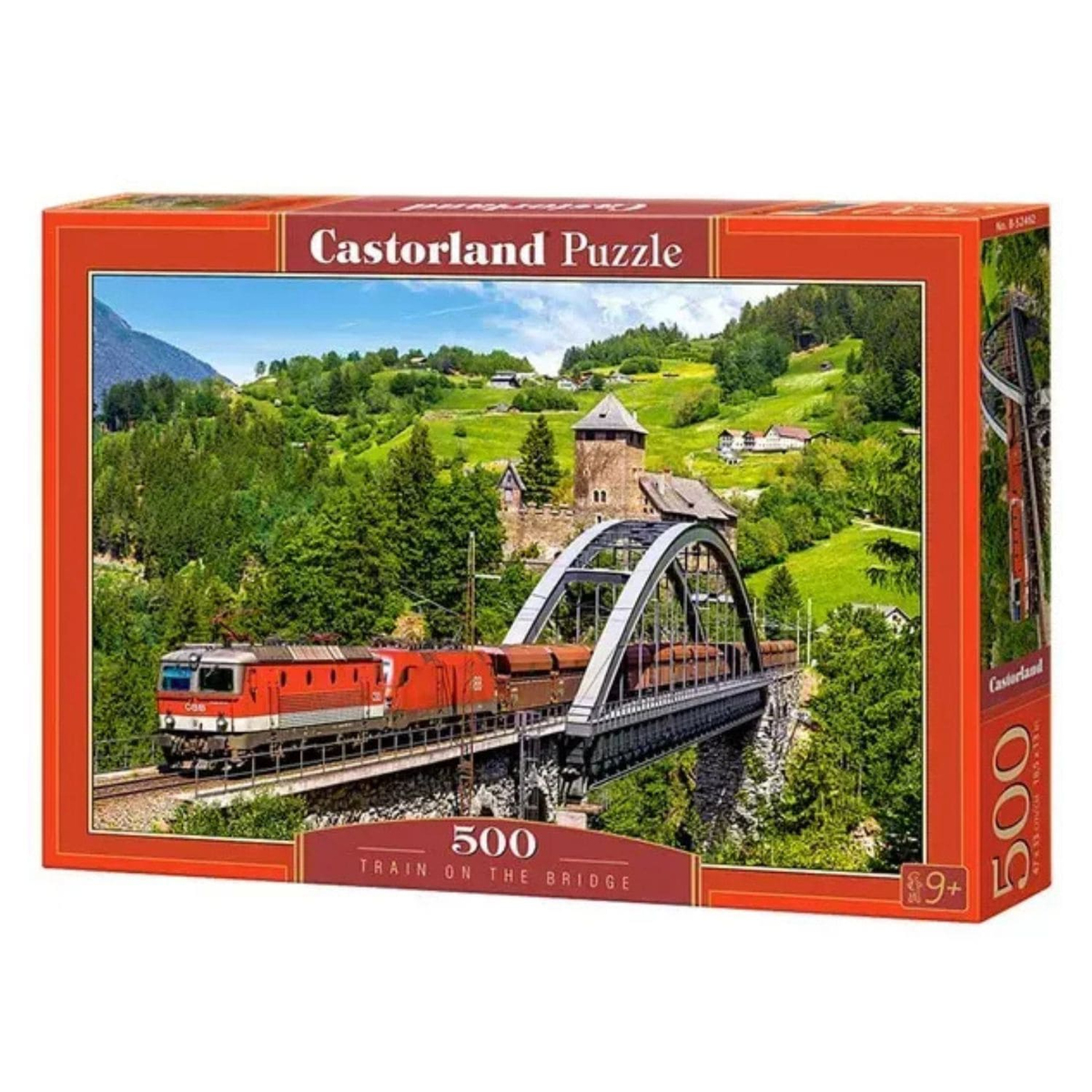 Пазли 500 ел. Потяг на мосту. Castorland 52462