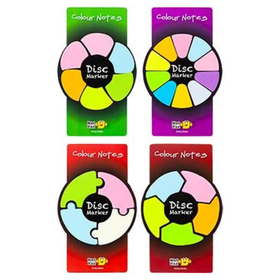 Набір стікерів+закладка для книг 10кол. Colours. 387