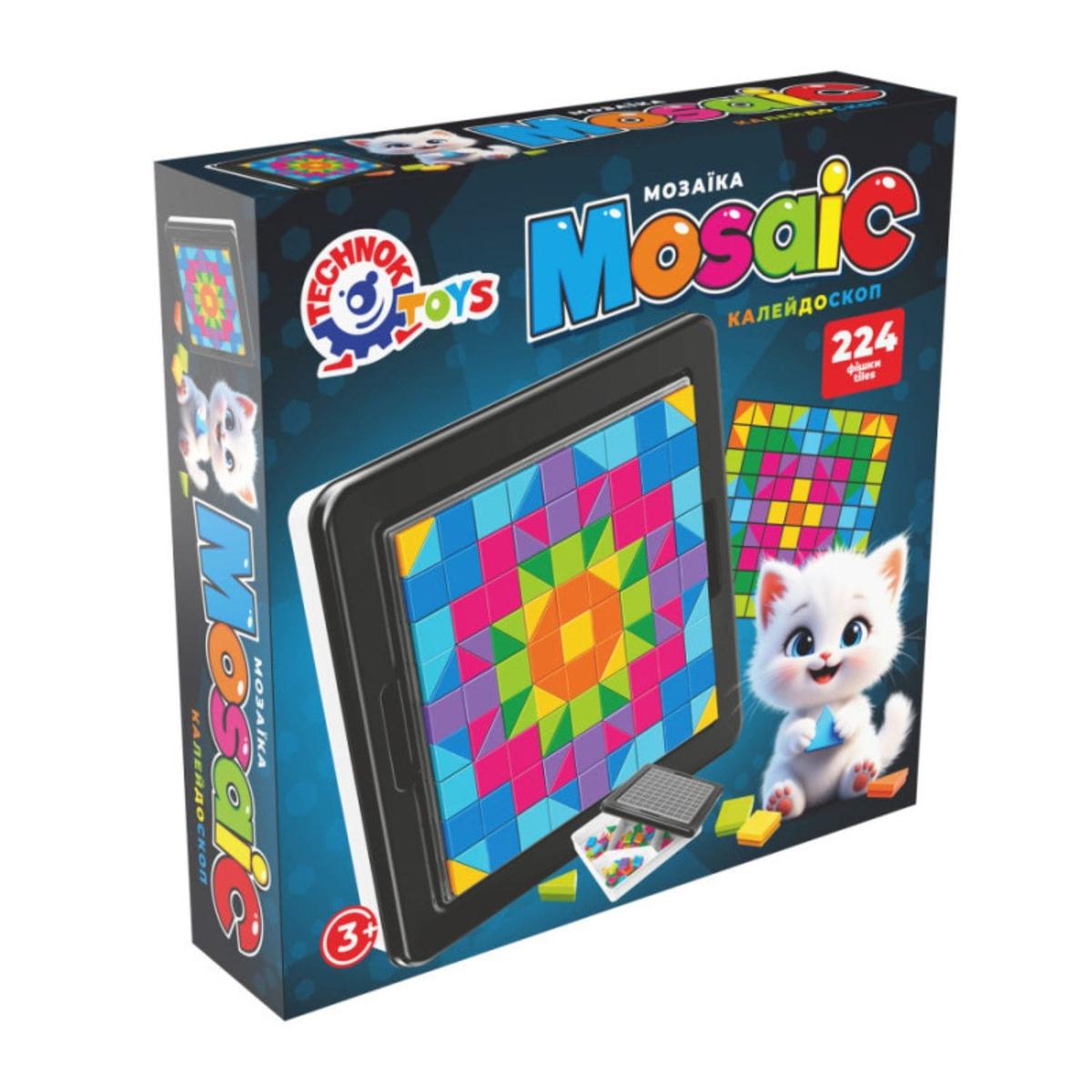 Мозаїка калейдоскоп 224 фішки. Technok Toys 3199