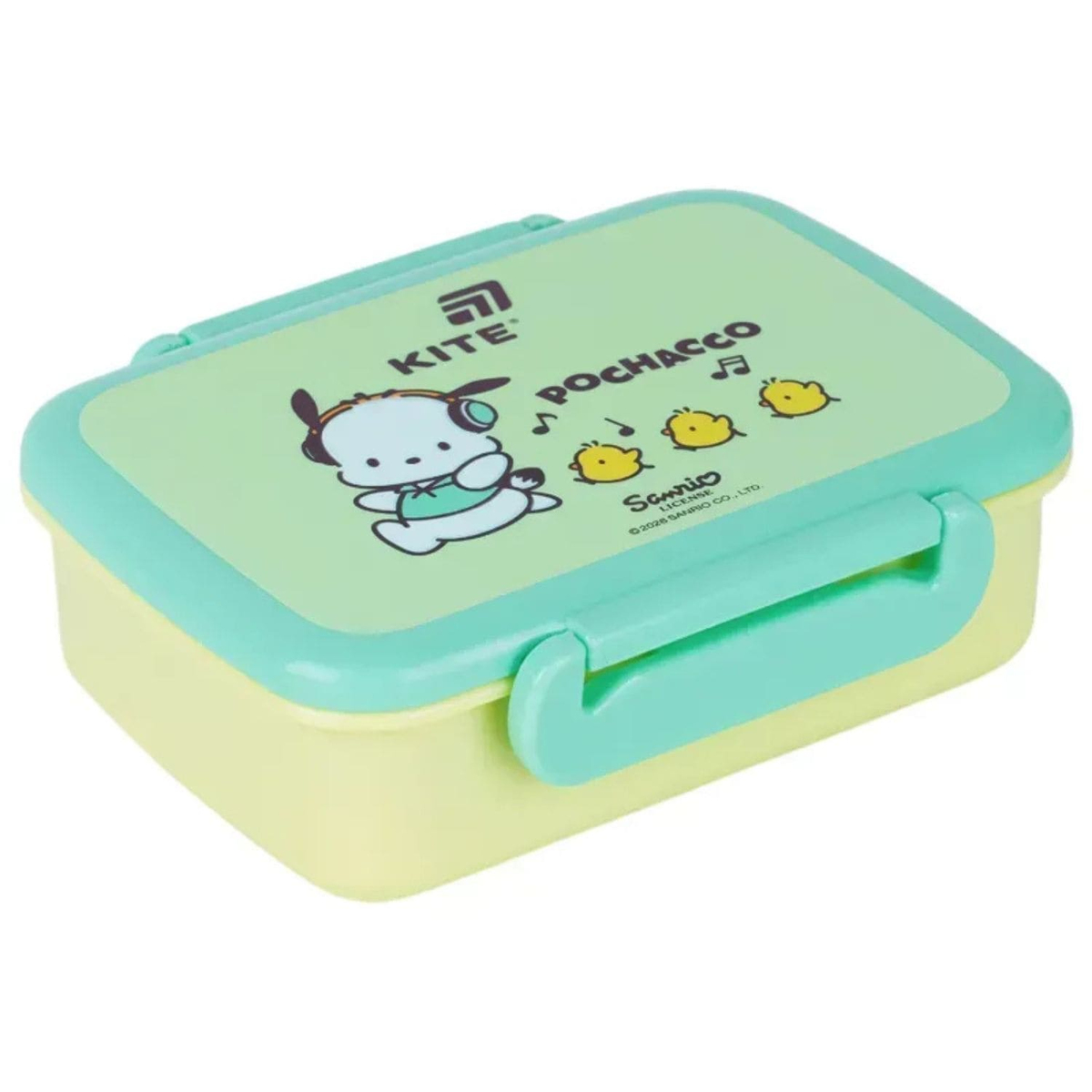 Ланчбокс 420мл. бежевий з перегородкою. Pochacco. Kite 26-160