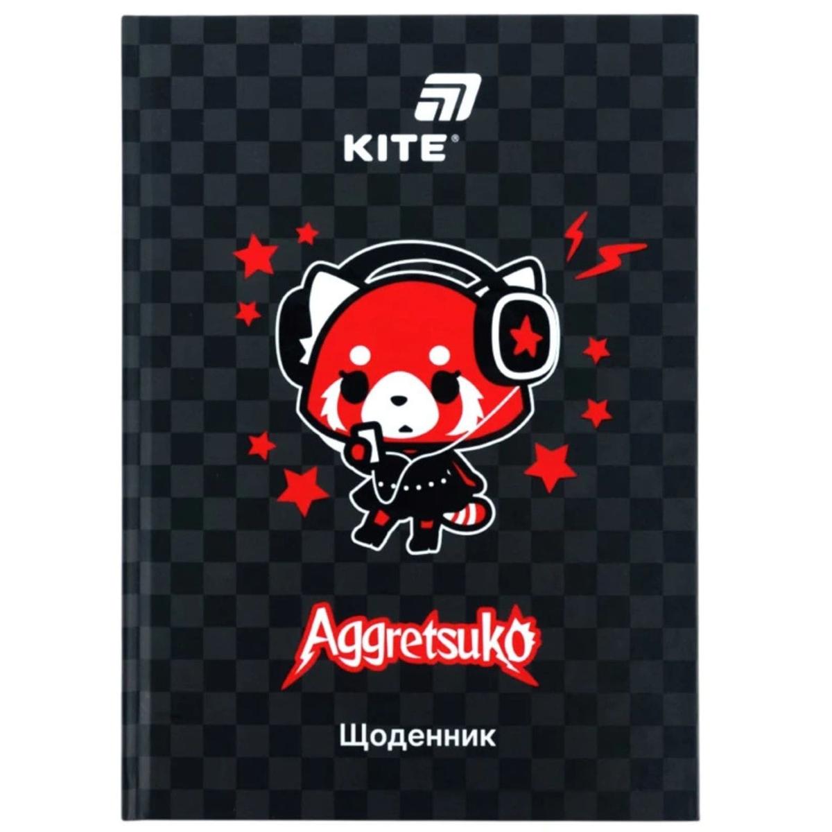 Щоденник шкільний Aggretsuko B5. тверда обкл. Kite 26-262