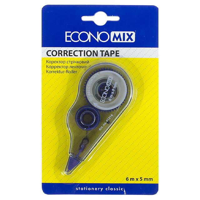 Коректор стрічковий 6мм*5м ECONOMIX. 41316