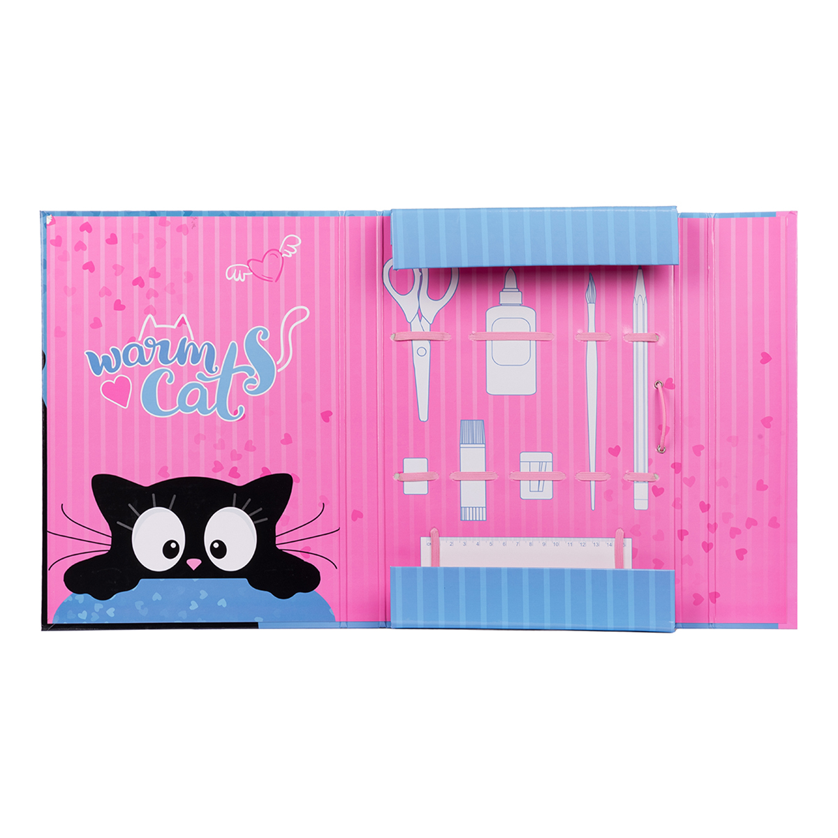 Папка для праці А4 на гумках.YES Meow 491756