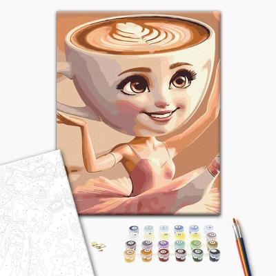 Картина по номерах. Ballerina Cappuccino. 40х40см. Brushme 037