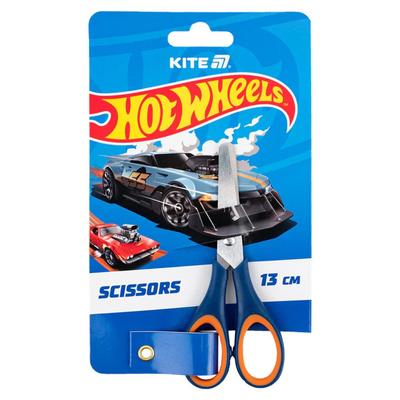 Ножиці дитячі Hot Wheels 130мм. з прогумованими ручками. Kite 25-123