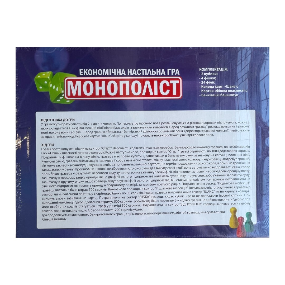 Настільна гра. Монополіст. Стратег. 508