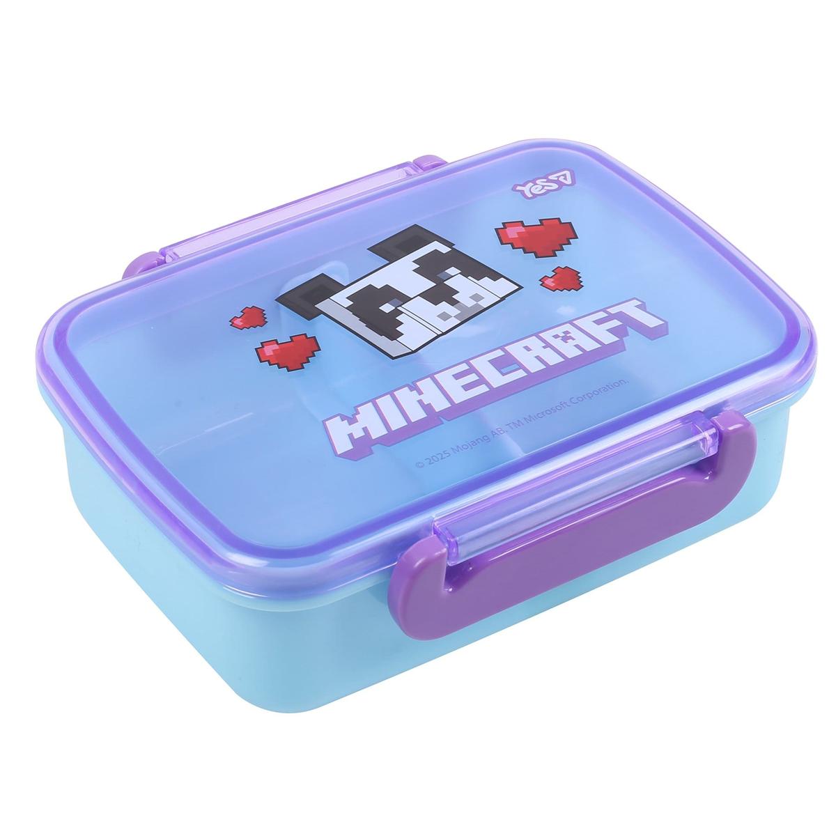 Ланчбокс з перегородкою 420 мл. Minecraft spring. Yes 708592
