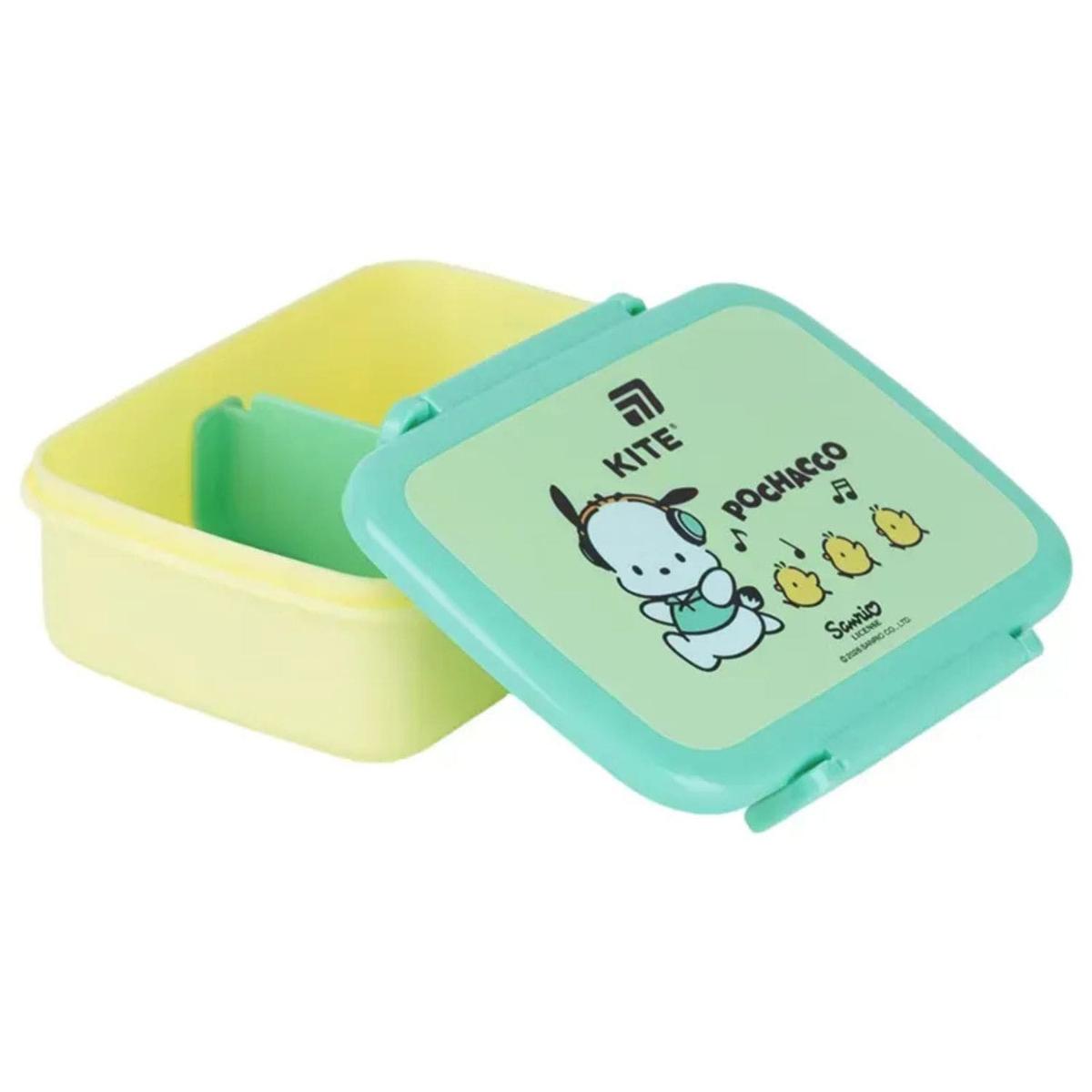 Ланчбокс 420мл. бежевий з перегородкою. Pochacco. Kite 26-160
