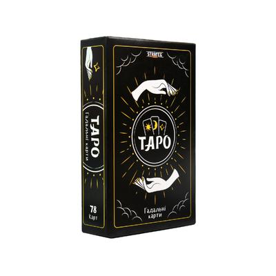 Гадальні карти Таро 78шт. чорна коробка. Стратег 30483