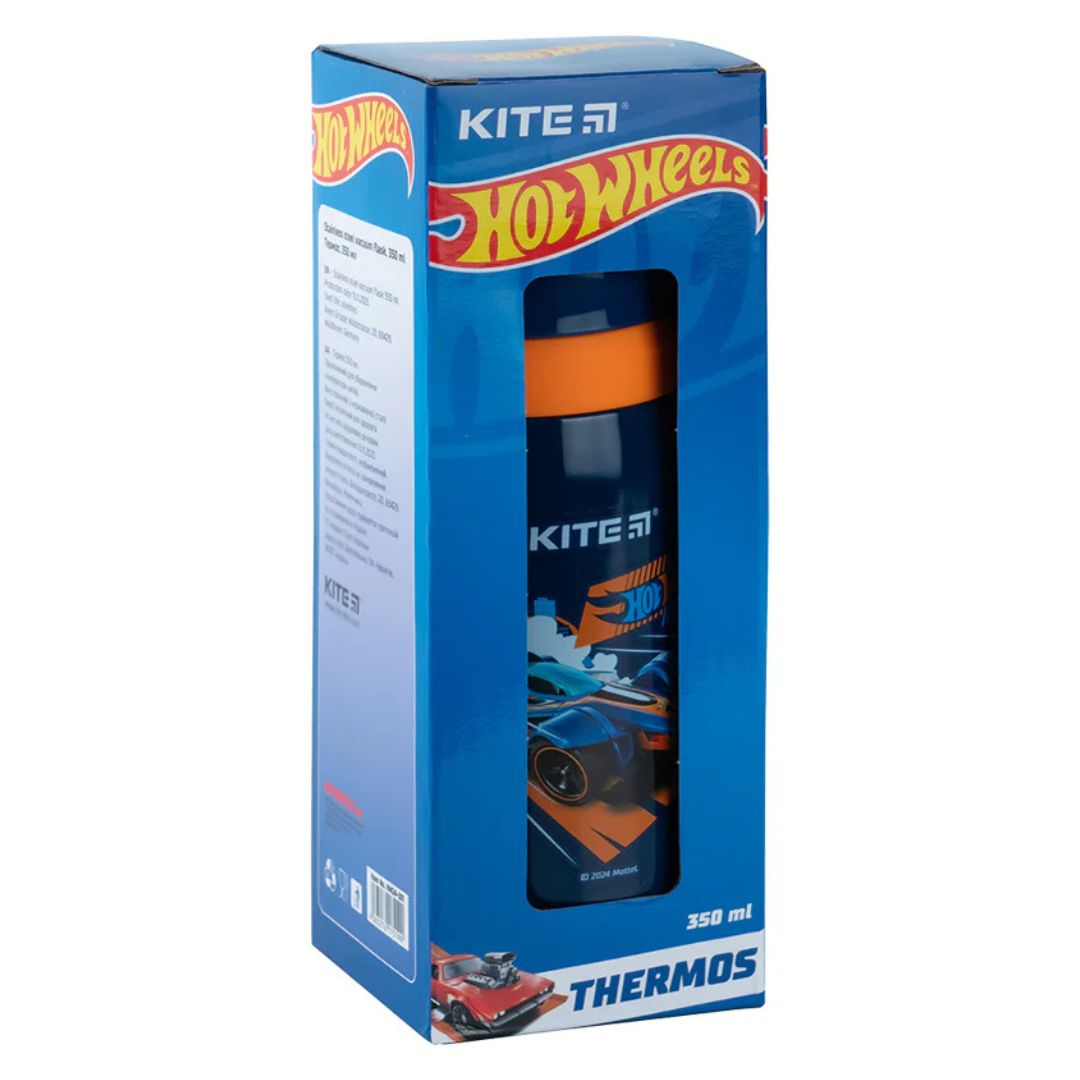 Термос 350 мл. Hot Wheels. Kite 24-301