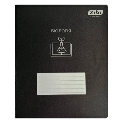 Зошит А5. 48 аркушів. Клітинка. Біологія. Предметний. Black. Zibi 1700-15