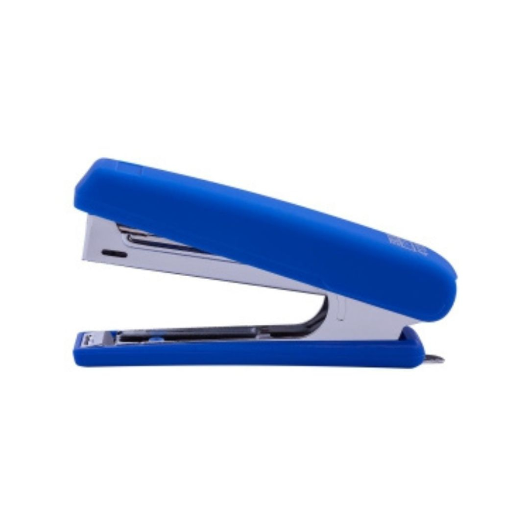 Степлер №10 10арк. RUBBER TOUCH синій. BM. 4128-02