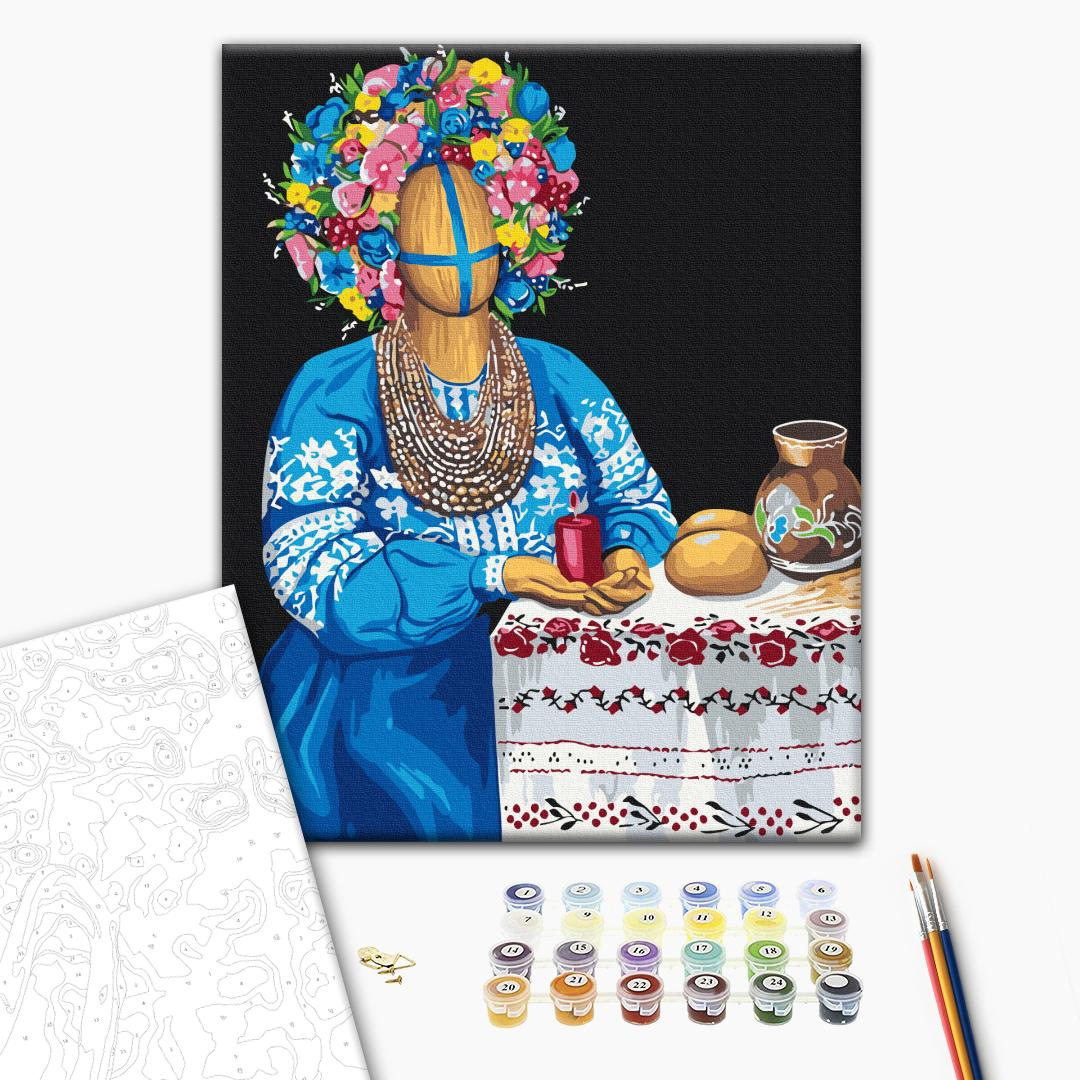Картина по номерах. Затишна осенля 40*50см. Плівка. Брашмі. 54116