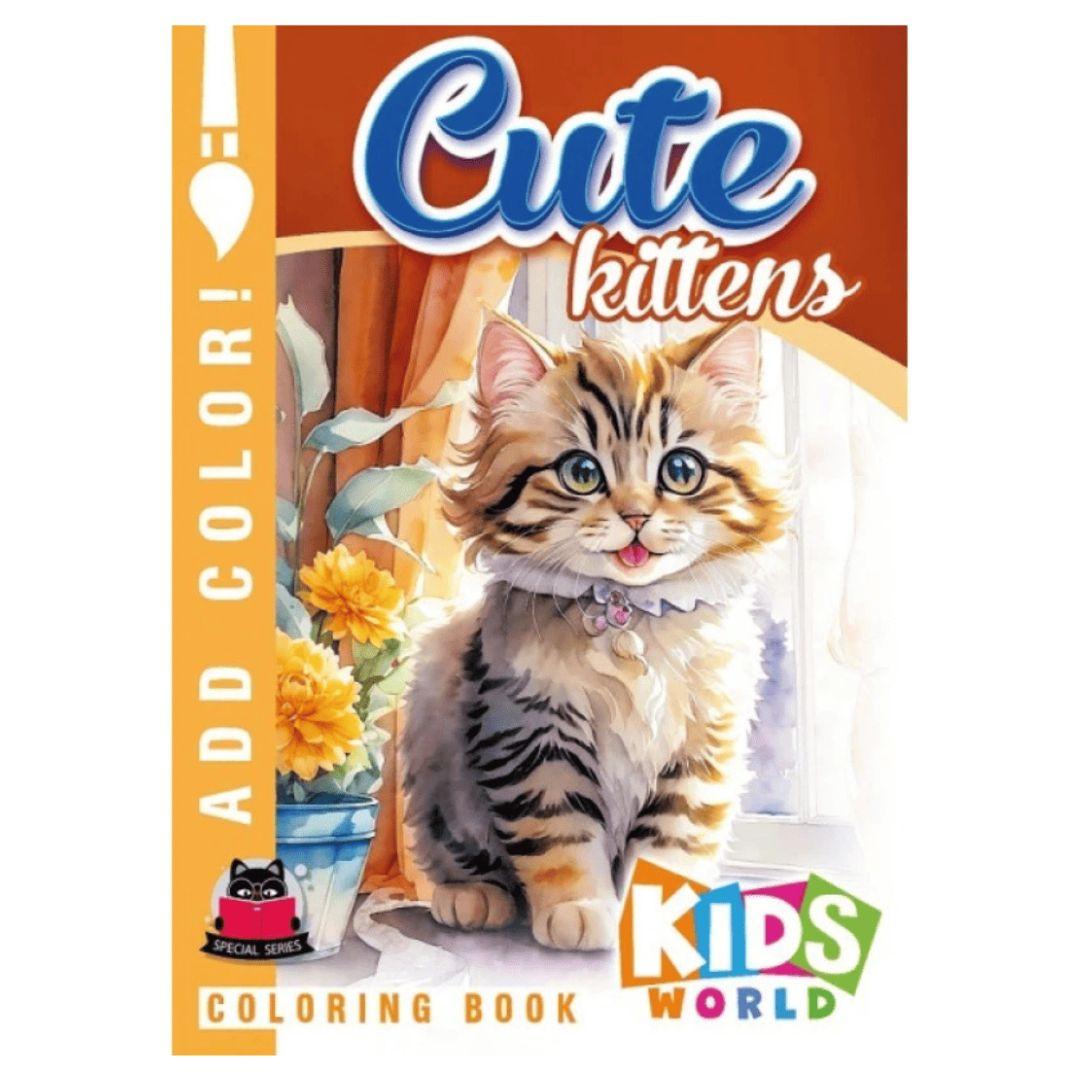 Розмальовка Cute kittens 8 арк. Фреш 23327