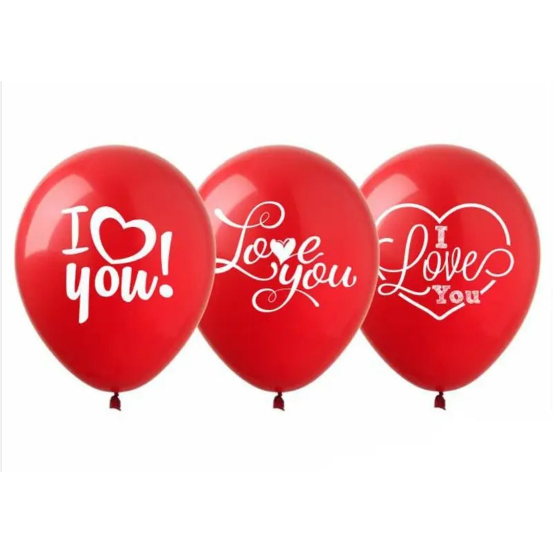 Кульки повітряні 30см. I love you. Балун 14722