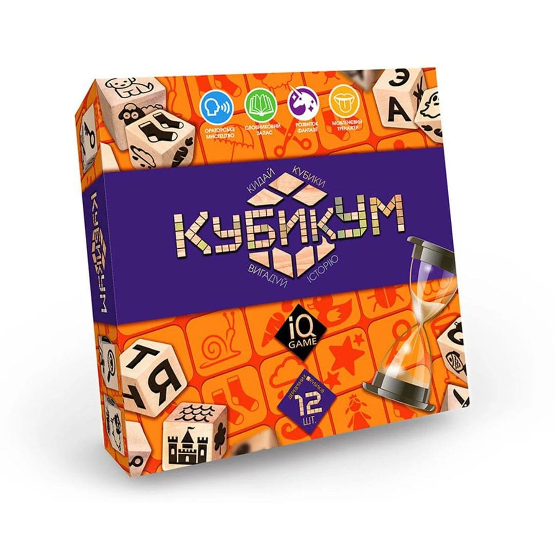 Настільна гра. КубикУМ. Danko toys 4231