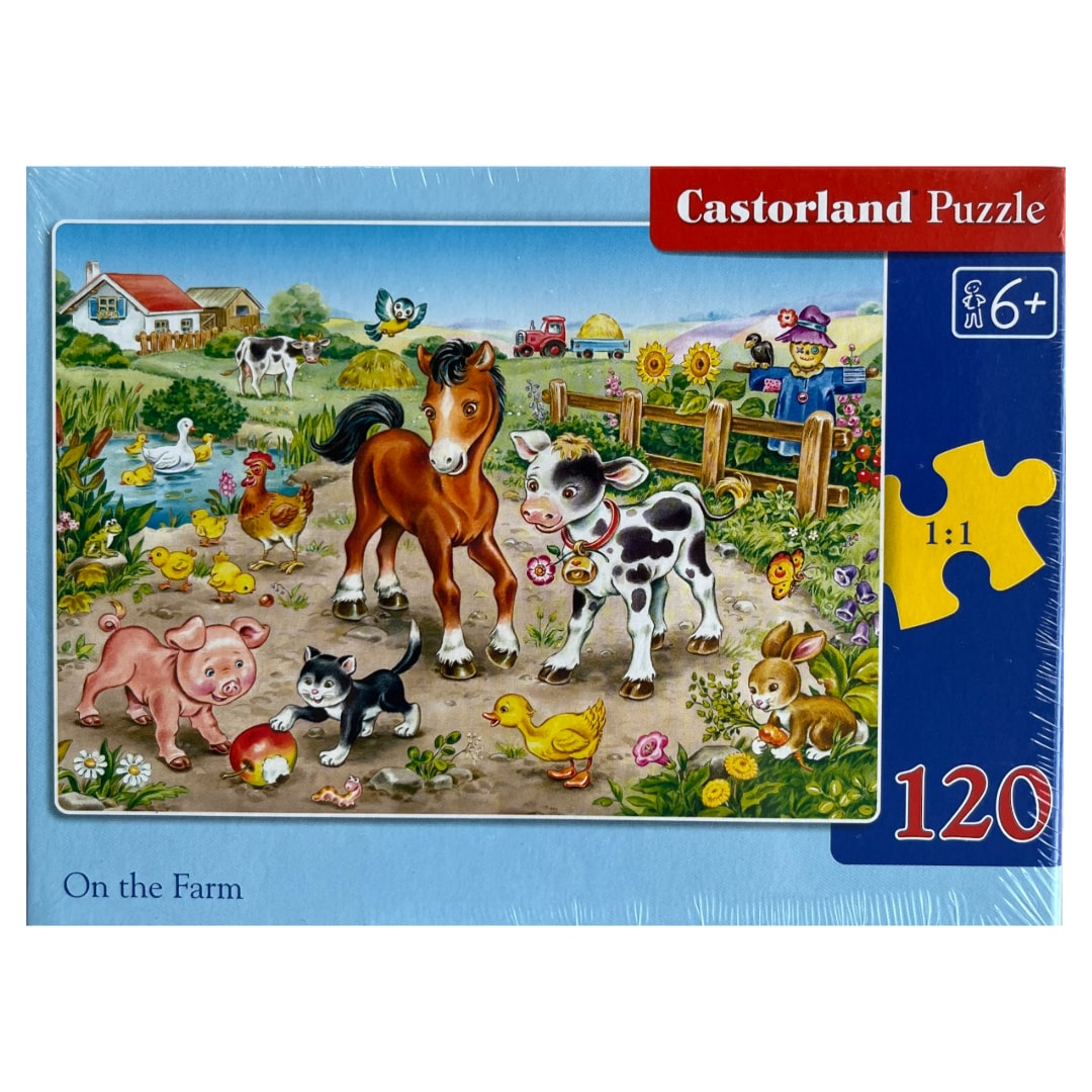 Пазл на 120 елем. На фермі. Castorland 13197