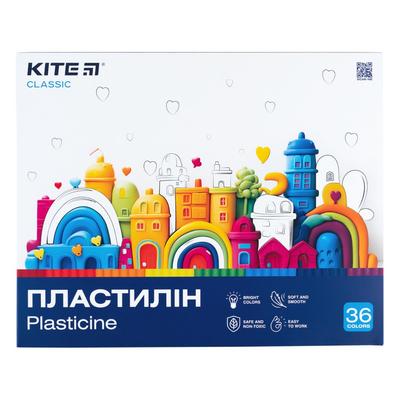 Пластилін дитячий 36кол. 720гр. Kite 078
