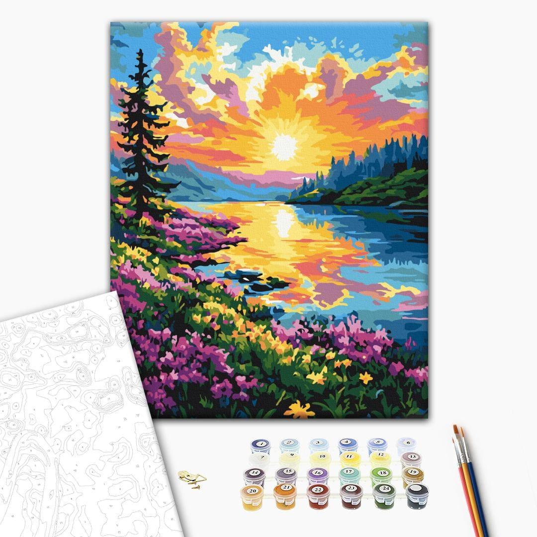 Картина по номерах. Весняні барви. 40х50см. Brushme 54233