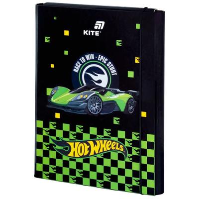 Папка для праці А4 на гумках. Hot Wheels. Kite 26-213