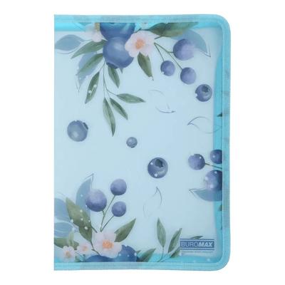 Папка-конверт на блискавці А4. Arabeski. морська хвиля. BM 3980-17