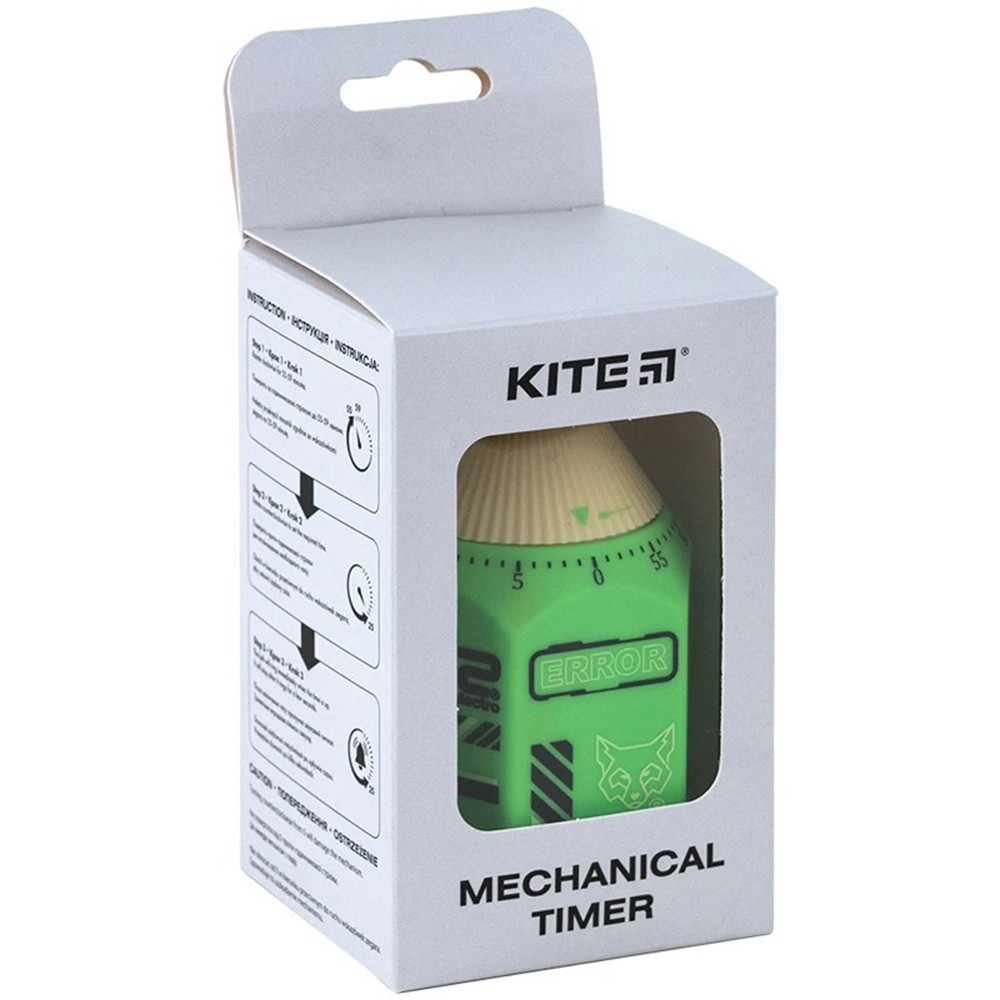 Таймер механічний. Ufo зелене KITE 24-171-3