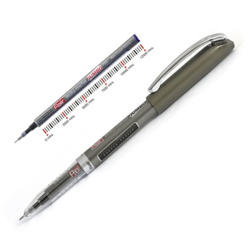 Ручка кульк. FLAIR Writtometter JUMBO синя/чорна. 12 500м. 679