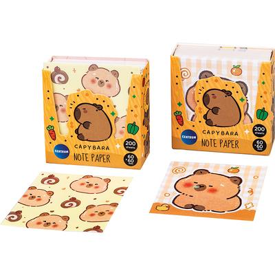 Папір для нотаток 60х60мм. 200арк. Capybara. Centrum 81279