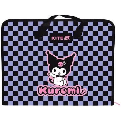 Папка-портфель на блискавці 1 відділення. Kuromi. Kite 25-202-2