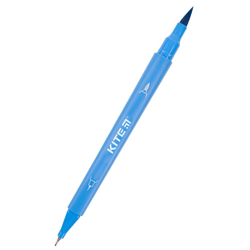 Набір скетч маркерів 12 кольорів Double-Sided. Класичні кольори. KITE. 22-044
