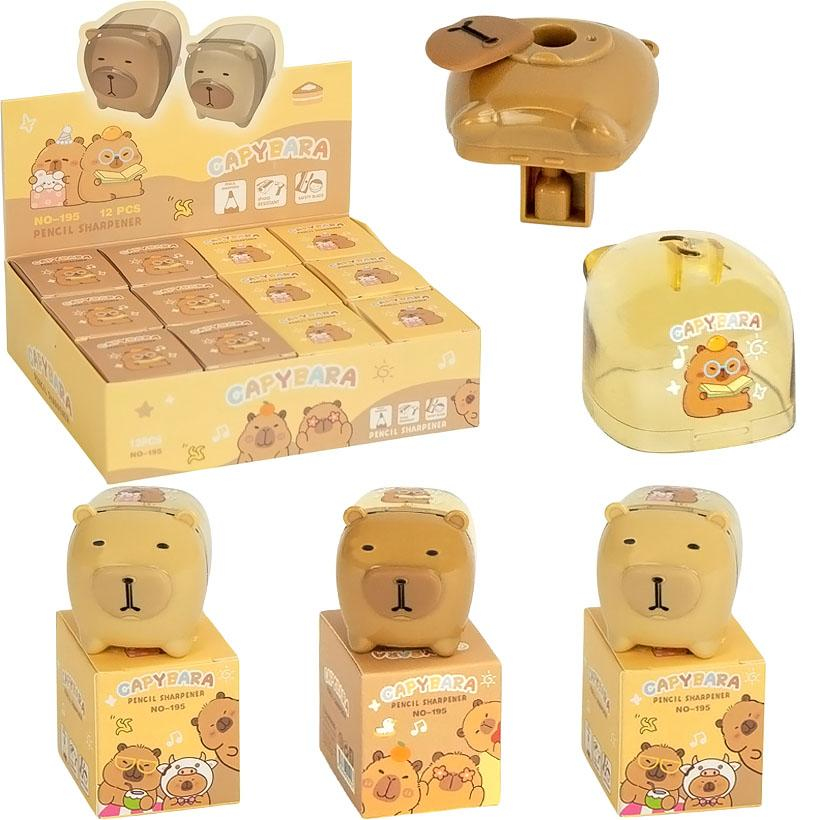 Точилка пластикова з контейнером. Capybara. Color-It 195