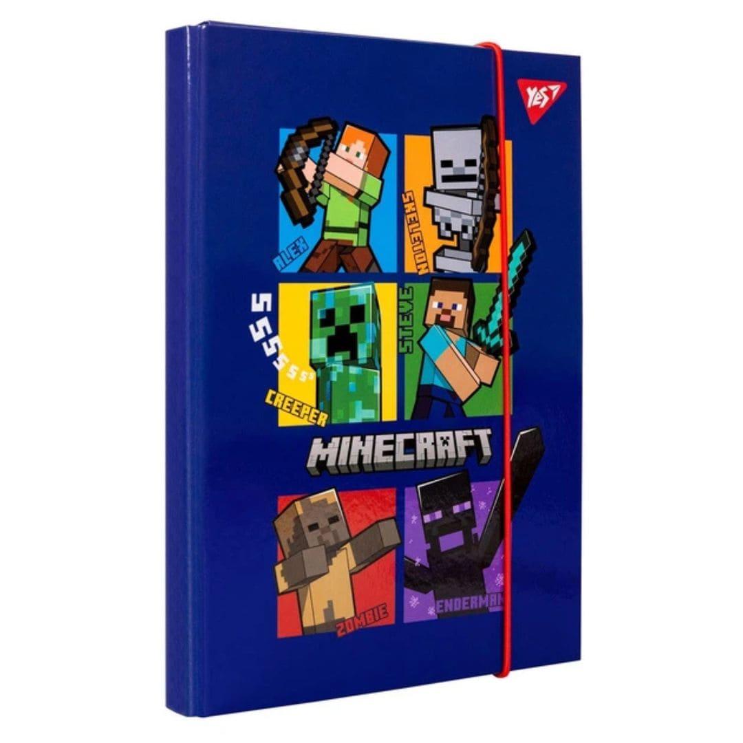 Папка для зошитів В5 на гумках. Minecraft. Yes 500238