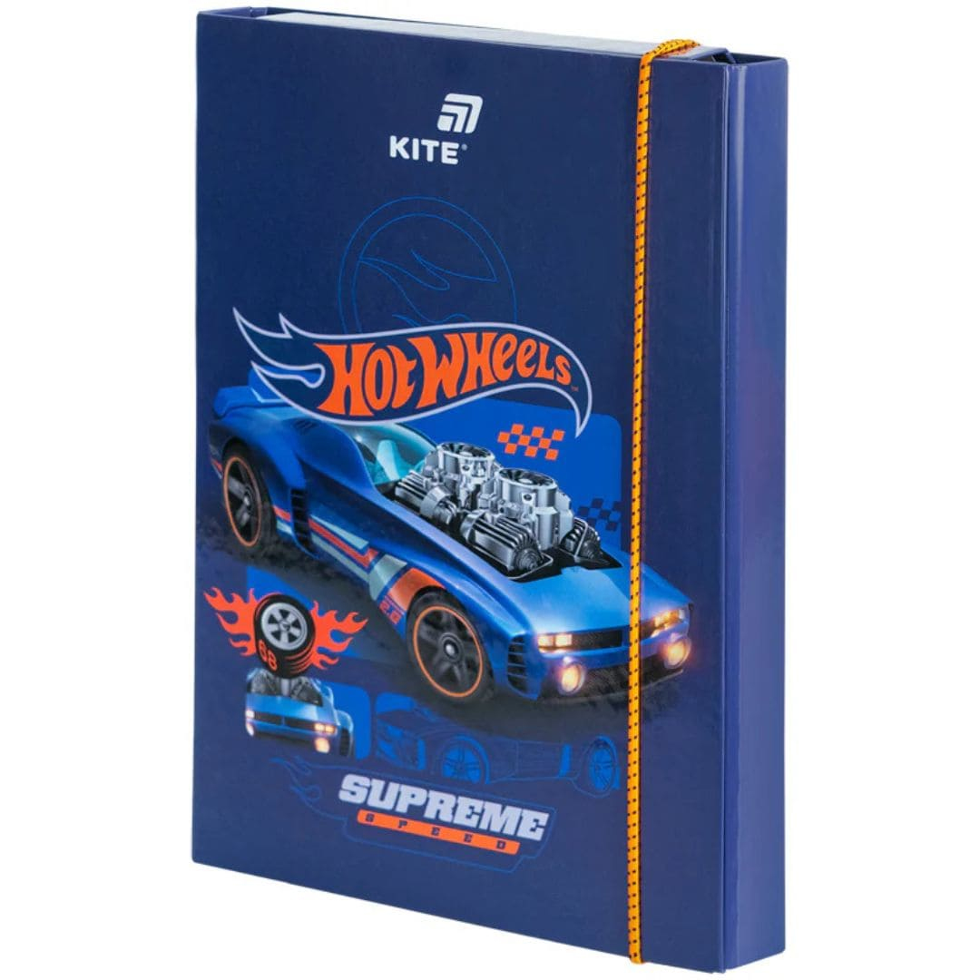 Папка для зошитів В5 на гумках. Hot Wheels. Kite 26-210