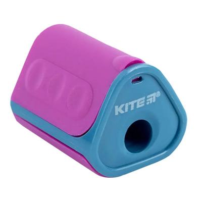 Точилка пластикова з контейнером прорезинена Sharpener Twist Kite 24-120