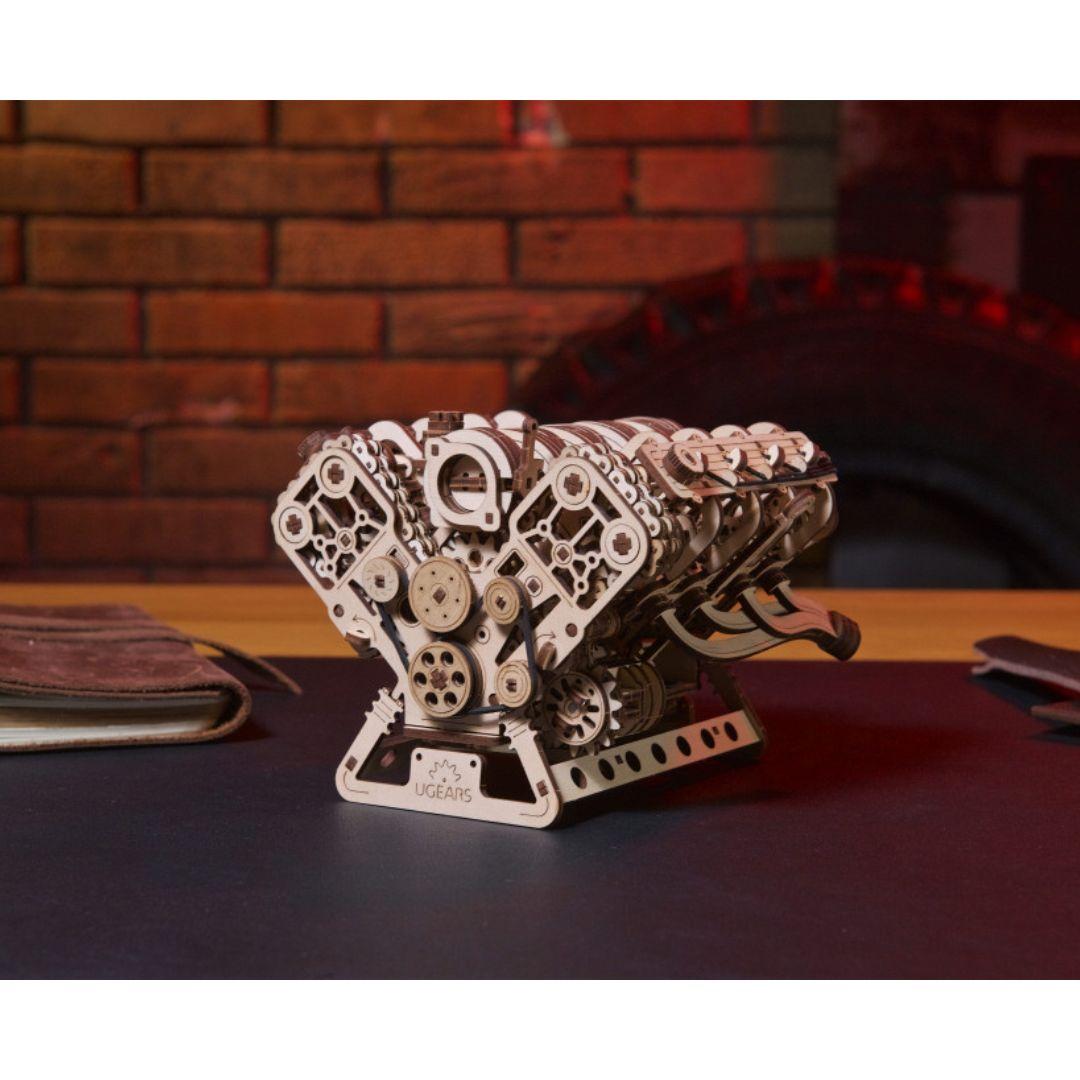 Пазли 3Д Модель Двигун V8 ТМ Ugears 70264